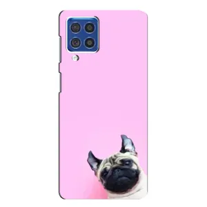 Чехлы с собаками для Samsung Galaxy F62 (VPrint) (Смешная собака)