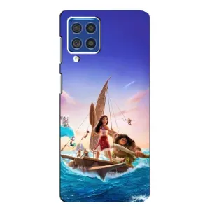 Чехол с мультфильмом Моана Samsung Galaxy F62 (Команда Ваяна Мауи)