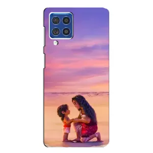 Чехол с мультфильмом Моана Samsung Galaxy F62 (Маленькая Ваяна)
