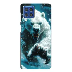 Чехол с картинкой «Хищники» для Samsung Galaxy F62 (Полярный медведь)
