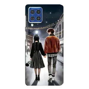 Чехол с дизайном Венздей 2 на Samsung Galaxy F62 (Уэнздей и Тайлер)