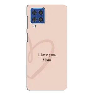 Чехлы для мамы на Samsung Galaxy F62 (Сердце маме)