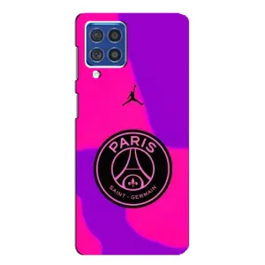 Чехлы PSG для Samsung Galaxy F62 (AlphaPrint) (яркий ПСЖ)
