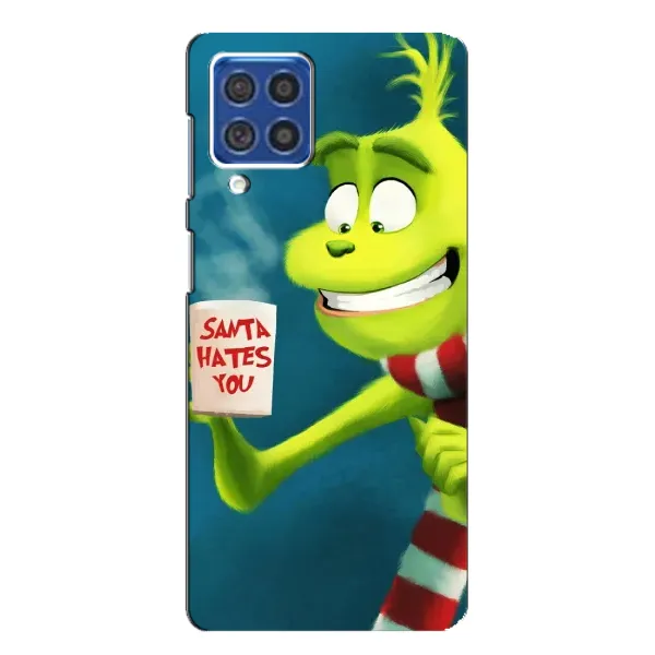 Чехол с принтом «Зеленый Гринч» для Samsung Galaxy F62