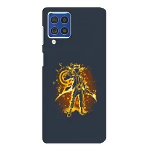 Naruto Anime Чехлы для Самсунг Ф62 (AlphaPrint) (золотой Наруто)