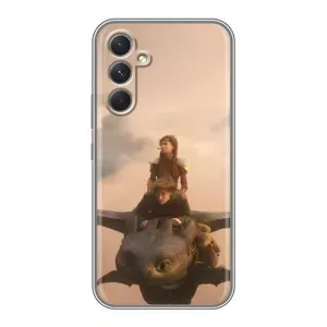Чехол как приручить дракона на Samsung Galaxy F70 Pro (Фильм дракон)