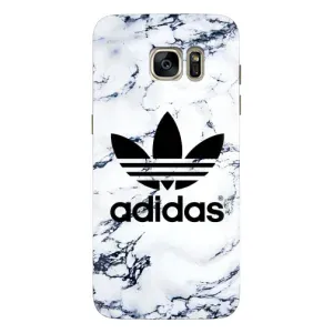 Чехлы Адидас для Samsung Galaxy S7 Еdge / G935 (AlphaPrint) (Адидас на мраморе)