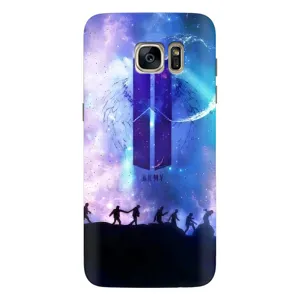 Чохли BTS для Samsung Galaxy S7 Еdge / G935 (AlphaPrint) (Army BTS)