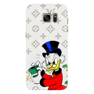 Чехлы для Samsung Galaxy S7 Еdge / G935 - Скрудж МакДак Louis Vuitton (PREMIUMPrint) (Баксы Скрудж)