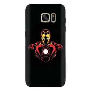 Чохли з героями Марвел Samsung Galaxy S7 Еdge / G935 (VPrint) (Залізна людина)