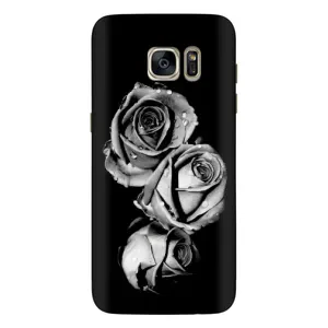Чохол з картинкою (Стильні) Самсунг S7 Еdge, G935 - (AlphaPrint) (Чорна троянда)