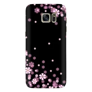 Чохол для Самсунг S7 Еdge, G935 - з принтом (Дизайнерські) (AlphaPrint) (Квіти маленькі)