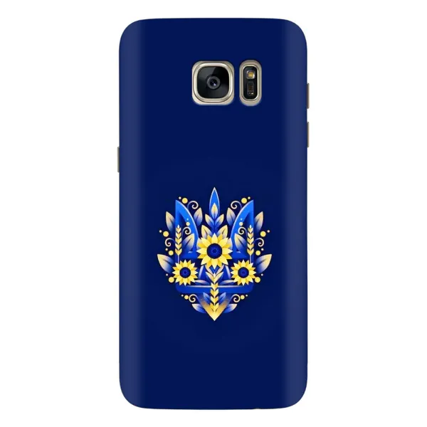 Чохол з принтом «Квітковий Герб» для Samsung Galaxy S7 Edge (G935)