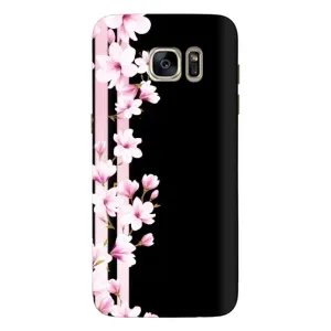Чохол для Самсунг S7 Еdge, G935 - з принтом (Дизайнерські) (AlphaPrint) (Квіточки)