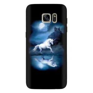 Чохол для Самсунг S7 Еdge, G935 - (Єдинорожки - Новинки) (AlphaPrint) (Єдиноріг)