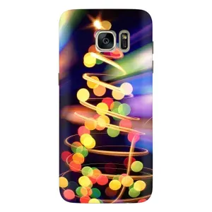 Новорічні Чохли для Самсунг S7 Еdge, G935 (VPrint) (Ялинка в огоньках)