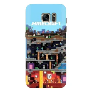 Чохол з принтом «фон Minecraft» для Samsung Galaxy S7 Edge (G935)