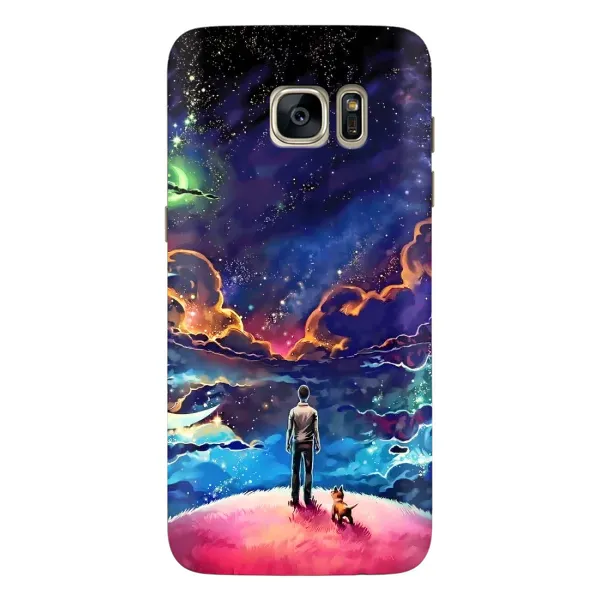 Чехол с принтом «Галактический вид» для Samsung Galaxy S7 Edge (G935) Чехол с принтом «Галактический вид» для Samsung Galaxy S7 Edge (G935)