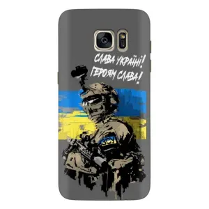 Чехлы с картинкой ЗСУ для Samsung Galaxy S7 Еdge / G935 (AlphaPrint) (Героям Слава)