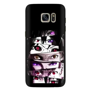 Чохли Персонажі Аніме Наруто для Samsung Galaxy S7 Еdge / G935 (AlphaPrint) (Очі Anime)