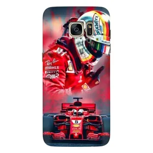 Чохли з Машинами на Самсунг S7 Еdge, G935 (VPrint) (Гонщик)