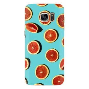 Чохли з фруктами для Samsung Galaxy S7 Еdge / G935 (VPrint) (Грейпфрут)