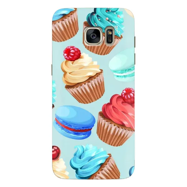 Чохол з принтом «Кексики» для Samsung Galaxy S7 Edge (G935)