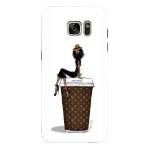 Чохли Луі Вітон для Samsung Galaxy S7 Еdge / G935 (AlphaPrint - LOUIS VUITTON) (кава LOUIS VUITTON)