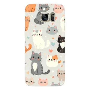Чохол з малюнком кіт на Samsung Galaxy S7 Еdge / G935 (Колаж котів)