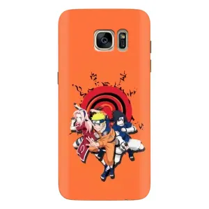 Naruto Anime Чохли для Самсунг S7 Еdge, G935 (AlphaPrint) (команда Наруто)