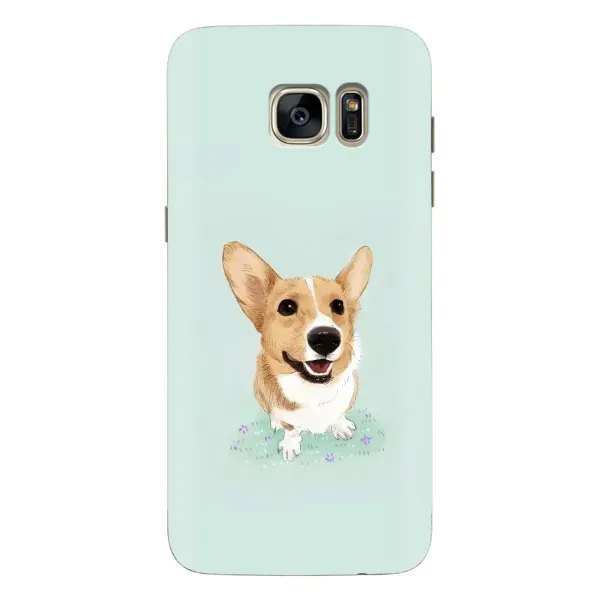 Чохол з принтом «Коргі» для Samsung Galaxy S7 Edge (G935)