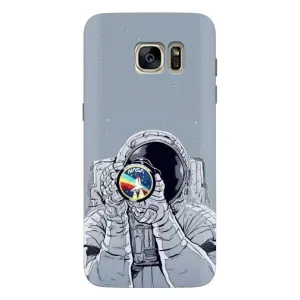 Чохол NASA для Samsung Galaxy S7 Еdge / G935 (AlphaPrint) (Космонавт фото)