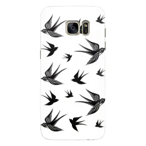 Чохол з пташками на Samsung Galaxy S7 Еdge / G935 (VPrint) (Ластівки)