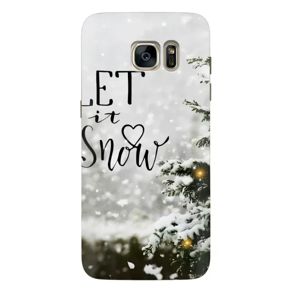 Чехол с принтом «Let it snow» для Samsung Galaxy S7 Edge (G935) Чехол с принтом «Let it snow» для Samsung Galaxy S7 Edge (G935)