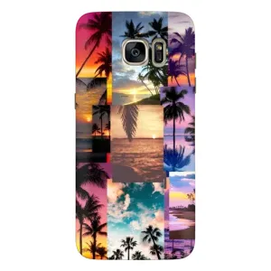 Силиконовый чехол с КАРТИНКАМИ лето для Samsung Galaxy S7 Еdge / G935 (AlphaPrint) (Летний отпуск)