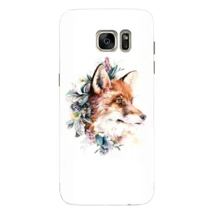 Чохли з картинкою Лисичка для Samsung Galaxy S7 Еdge / G935 (VPrint) (Лиса в квітах)