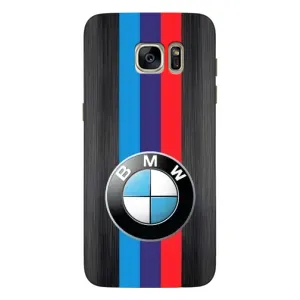 Чохол для Самсунг S7 Еdge, G935 - з принтом БМВ (AlphaPrint) (Лого BMW)
