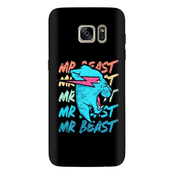 Чохол з принтом «logo Mr beast» для Samsung Galaxy S7 Edge (G935)