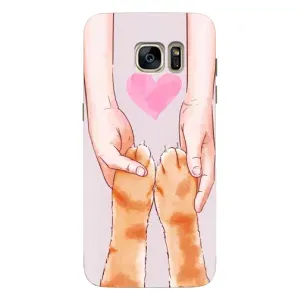 Чохол на Самсунг S7 Еdge, G935 з Котиками (VPrint) (Любовь до котиків)
