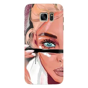 Чохол з друком для Samsung Galaxy S7 Еdge / G935 - (Мода) (AlphaPrint) (Макіяж)
