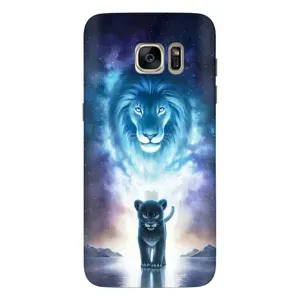 Чохол з картинкою ЛЕВ для Samsung Galaxy S7 Еdge / G935 (VPrint) (Маленький лев)