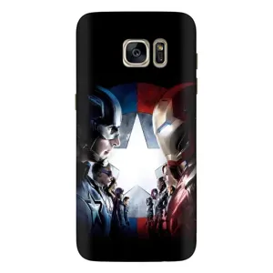 Чохли з героями Марвел Samsung Galaxy S7 Еdge / G935 (VPrint) (Марвел стайл)