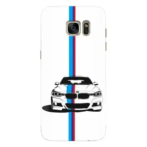 Чохол для Самсунг S7 Еdge, G935 - з принтом БМВ (AlphaPrint) (Машина БМВ)