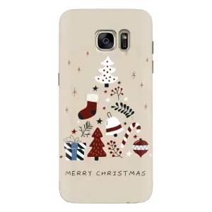 Різдвяні Чохли для Samsung Galaxy S7 Еdge / G935 (VPrint) (Merry Christmas)