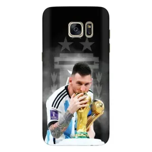 Чохли для Samsung Galaxy S7 Еdge / G935 (Leo чемпіон) (AlphaPrint) (Мессі Чемпіон)