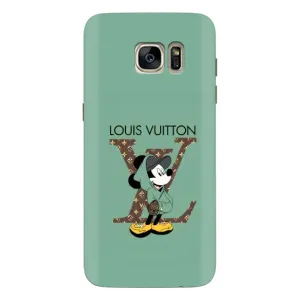 Чохли Луі Вітон для Samsung Galaxy S7 Еdge / G935 (AlphaPrint - LOUIS VUITTON) (Міккі Маус LV)