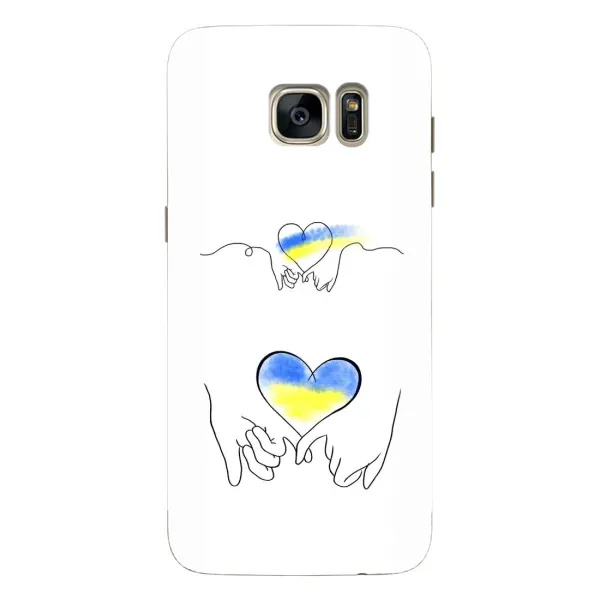 Чехол с принтом «Мир Украине» для Samsung Galaxy S7 Edge (G935)
