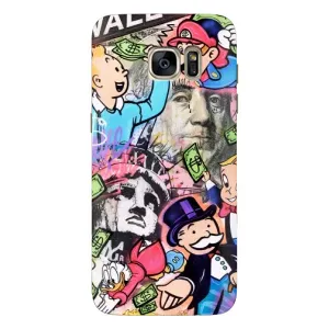 Чохли з крутими принтами для Samsung Galaxy S7 Еdge / G935 - (PREMIUMPrint) (Monopoly man)