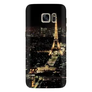 Чохол Ейфелева Вежа Samsung Galaxy S7 Еdge / G935 - (AlphaPrint) (Нічний Париж)