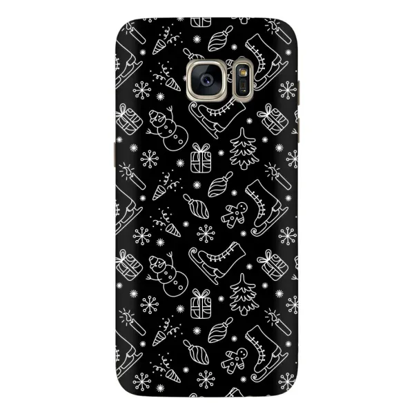 Чехол с принтом «Новогодний фон» для Samsung Galaxy S7 Edge (G935) Чехол с принтом «Новогодний фон» для Samsung Galaxy S7 Edge (G935)